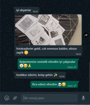 Vivo Fotokopi Merkezi Sizden Gelenler