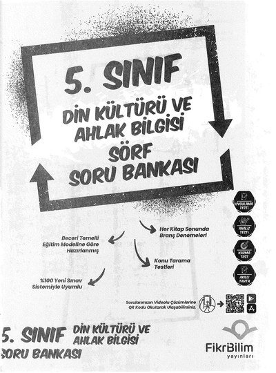 DİN KÜLTÜRÜ VE AHLAK BİLGİSİ SÖRF SORU BANKASI Vivo Fotokopi Merkezi