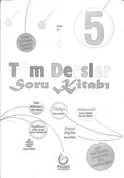 TÜM DERSLER SORU KİTABI Vivo Fotokopi Merkezi
