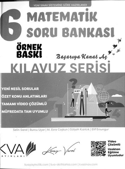 MATEMATİK SORU BANKASI KILAVUZ SERİSİ Vivo Fotokopi Merkezi