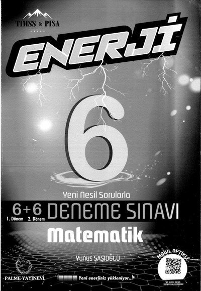 ENERJİ 6+6 DENEME SINAVI MATEMATİK Vivo Fotokopi Merkezi
