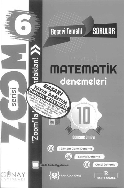 ZOOM SERİSİ MATEMATİK DENEMELERİ