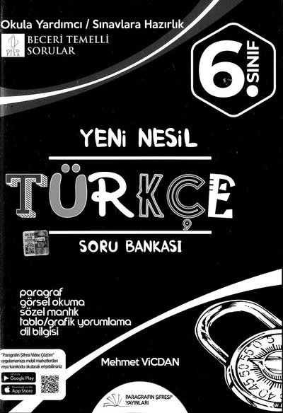 YENİ NESİL TÜRKÇE SORU BANKASI Vivo Fotokopi Merkezi