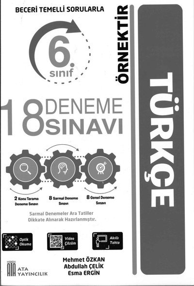 18 DENEME SINAVI TÜRKÇE