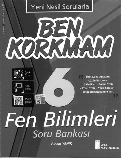 BEN KORKMAM FEN BİLİMLERİ SORU BANKASI