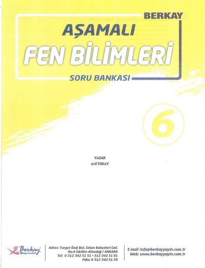 AŞAMALI FEN BİLİMLERİ SORU BANKASI