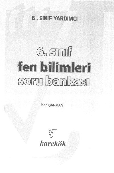 FEN BİLİMLERİ SORU BANKASI Vivo Fotokopi Merkezi