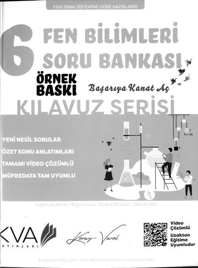 FEN BİLİMLERİ SORU BANKASI KILAVUZ SERİSİ Vivo Fotokopi Merkezi