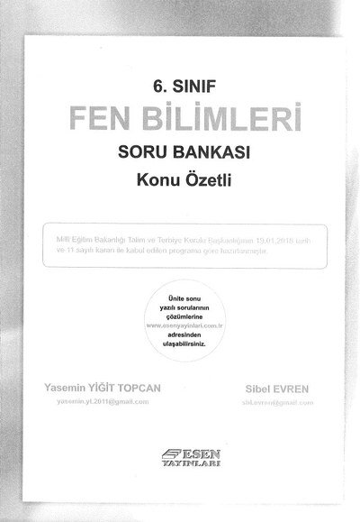 FEN BİLİMLERİ SORU BANKASI KONU ÖZETLİ Vivo Fotokopi Merkezi