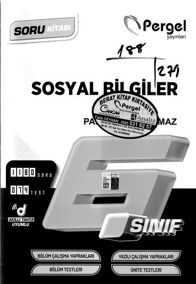SOSYAL BİLGİLER SORU KİTABI