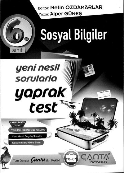 SOSYAL BİLGİLER YENİ NESİL SORULARLA YAPRAK TEST Vivo Fotokopi Merkezi