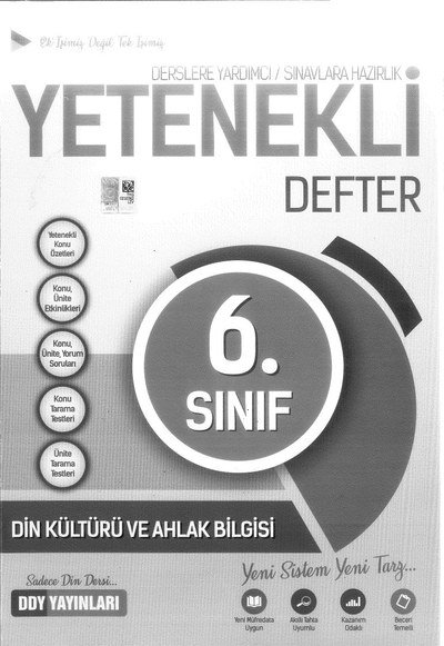 DİN KÜLTÜRÜ VE AHLAK BİLGİSİ YETENEKLİ DEFTER Vivo Fotokopi Merkezi