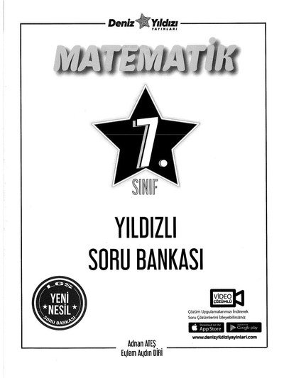 MATEMATİK YILDIZLI SORU BANKASI Vivo Fotokopi Merkezi