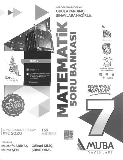 MATEMATİK SORU BANKASI Vivo Fotokopi Merkezi