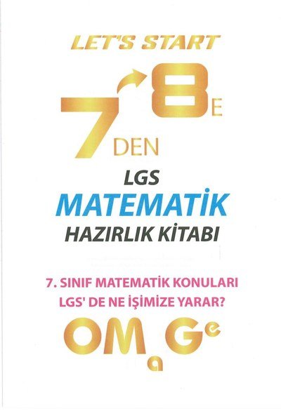 LGS MATEMATİK HAZIRLIK KİTABI Vivo Fotokopi Merkezi