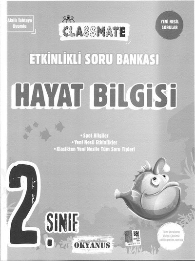 ETKİNLİKLİ SORU BANKASI HAYAT BİLGİSİ Vivo Fotokopi Merkezi