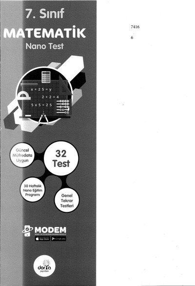 MATEMATİK NANO TEST 32 TEST