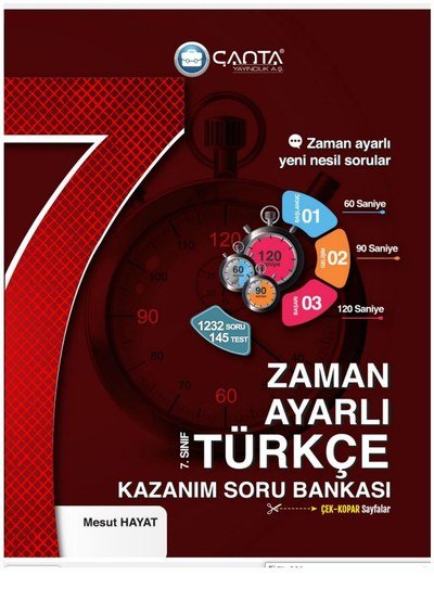 ZAMAN AYARLI TÜRKÇE SORU BANKASI Vivo Fotokopi Merkezi