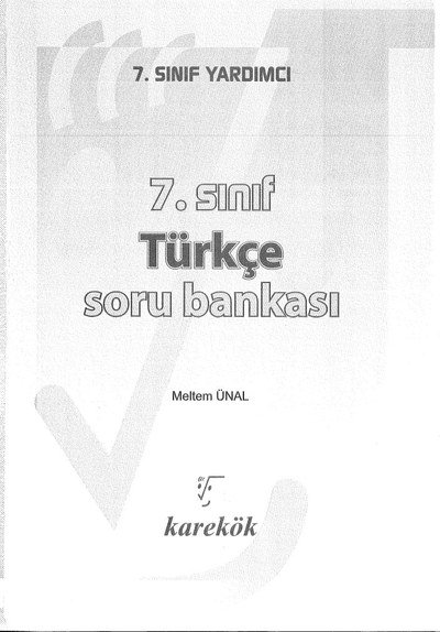 TÜRKÇE SORU BANKASI Vivo Fotokopi Merkezi
