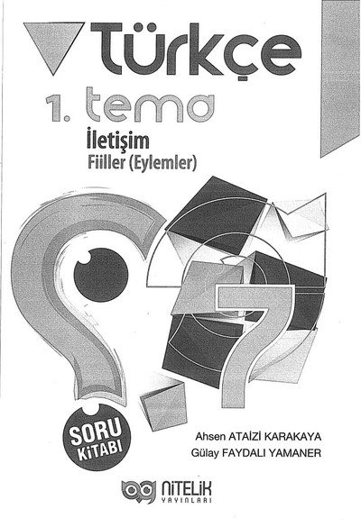 TÜRKÇE 1. TEMA İLETİŞİM FİİLLER Vivo Fotokopi Merkezi