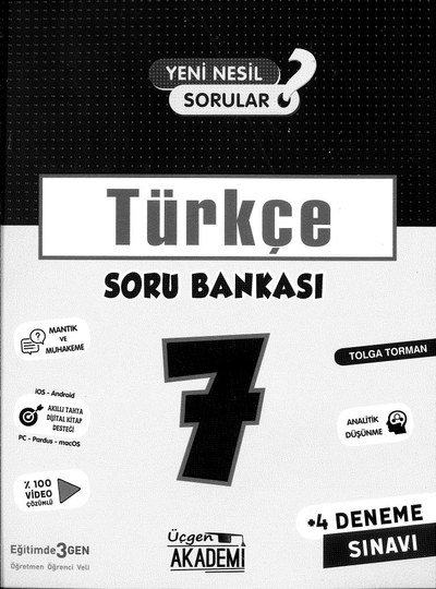 TÜRKÇE SORU BANKASI