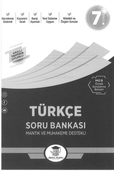 TÜRKÇE SORU BANKASI MANTIK VE MUHAKEME DESTEKLİ Vivo Fotokopi Merkezi