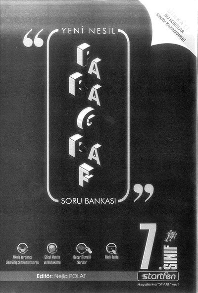 PARAGRAF SORU BANKASI Vivo Fotokopi Merkezi