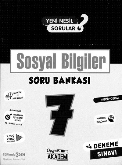 SOSYAL BİLGİLER SORU BANKASI Vivo Fotokopi Merkezi