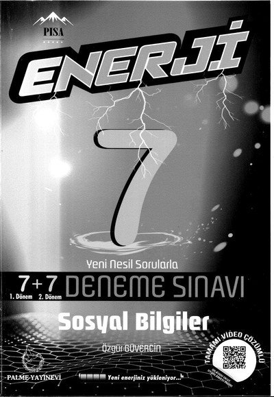 ENERJİ 7+7 DENEME SINAVI SOSYAL BİLGİLER