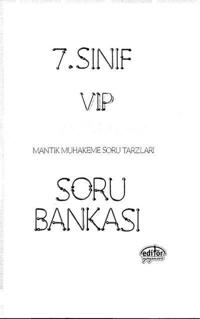 VIP SORU BANKASI FEN BİLİMLERİ Vivo Fotokopi Merkezi
