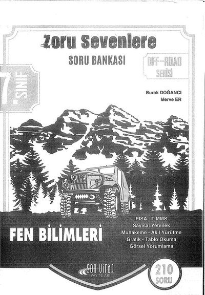 ZORU SEVENLERE SORU BANKASI FEN BİLİMLERİ