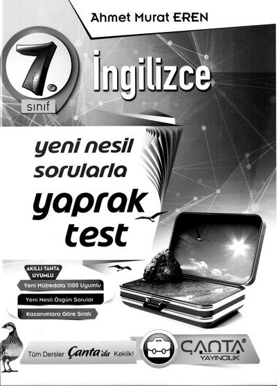İNGİLİZCE YENİ NESİL SORULARLA YAPRAK TEST Vivo Fotokopi Merkezi