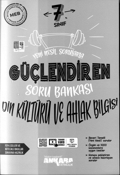 GÜÇLENDİREN SORU BANKASI DİN KÜLTÜRÜ VE AHLAK BİLGİSİ