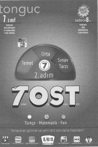 TEMEL ORTA SINAV TARZI 2. ADIM TOST Vivo Fotokopi Merkezi