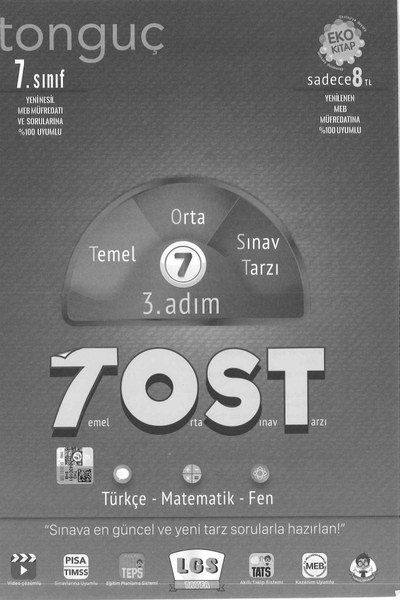 TEMEL ORTA SINAV TARZI 3. ADIM TOST Vivo Fotokopi Merkezi