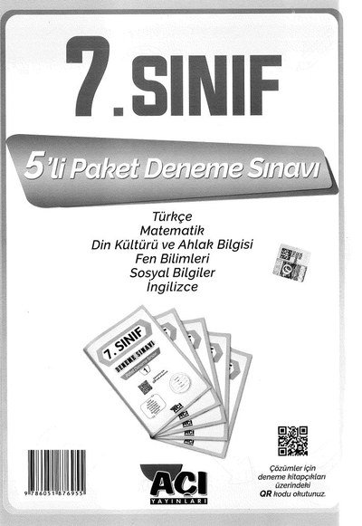 5'Lİ PAKET DENEME SINAVI