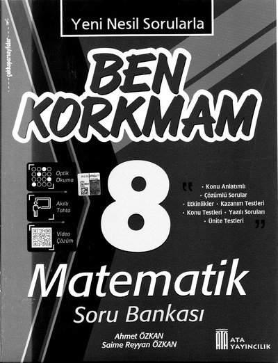 BEN KORKMAM MATEMATİK SORU BANKASI