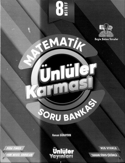 MATEMATİK ÜNLÜLER KARMASI SORU BANKASI Vivo Fotokopi Merkezi