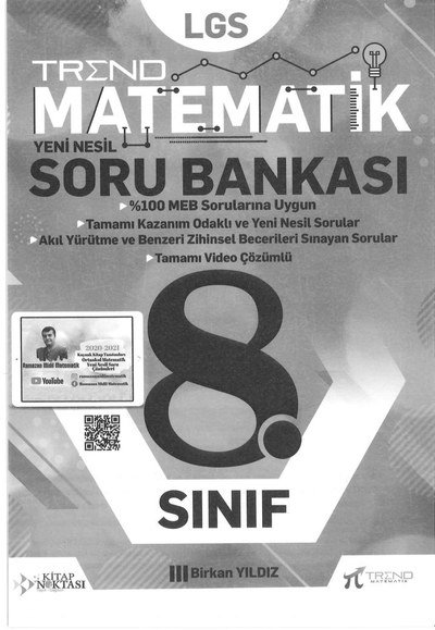 TREND MATEMATİK YENİ NESİL SORU BANKASI