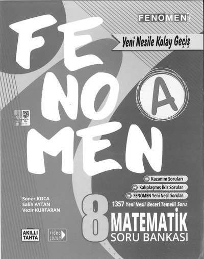 FENOMEN MATEMATİK SORU BANKASI Vivo Fotokopi Merkezi