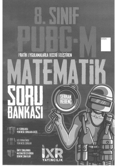 PUBG MATEMATİK SORU BANKASI Vivo Fotokopi Merkezi
