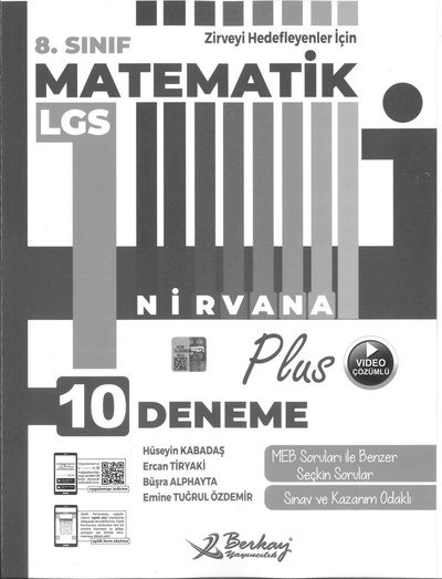 MATEMATİK LGS NİRVANA 10 DENEME