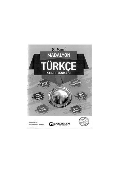 MADALYON TÜRKÇE SORU BANKASI