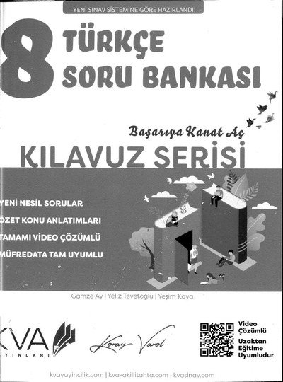 TÜRKÇE SORU BANKASI KILAVUZ SERİSİ Vivo Fotokopi Merkezi
