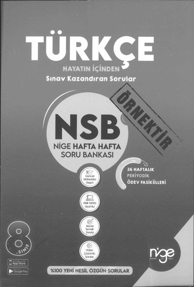 TÜRKÇE NSB HAFTA HAFTA SORU BANKASI Vivo Fotokopi Merkezi