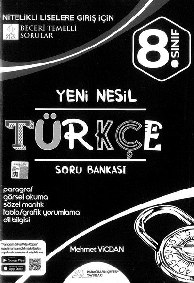 YENİ NESİL TÜRKÇE SORU BANKASI Vivo Fotokopi Merkezi