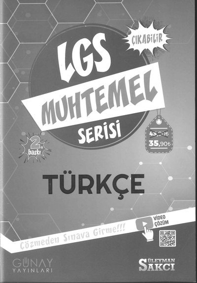 LGS MUHTEMELSERİSİ TÜRKÇE Vivo Fotokopi Merkezi