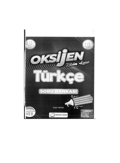 OKSİJEN TÜRKÇE SORU BANKASI Vivo Fotokopi Merkezi