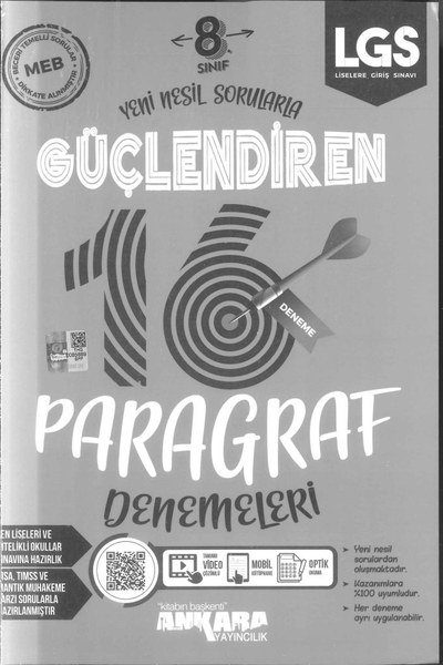 GÜÇLENDİREN 16 PARAGRAF DENEMELERİ