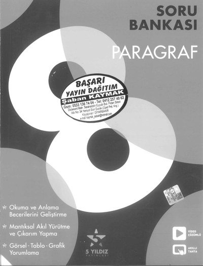 SORU BANKASI PARAGRAF OKUMA ANLAMA Vivo Fotokopi Merkezi